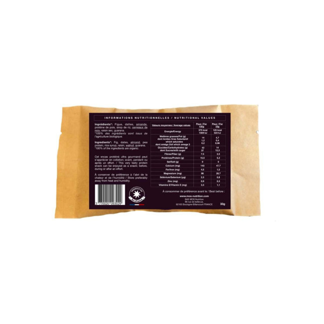 Energy Ball Boost Bio - Figue/Amande - MOS Nutrition