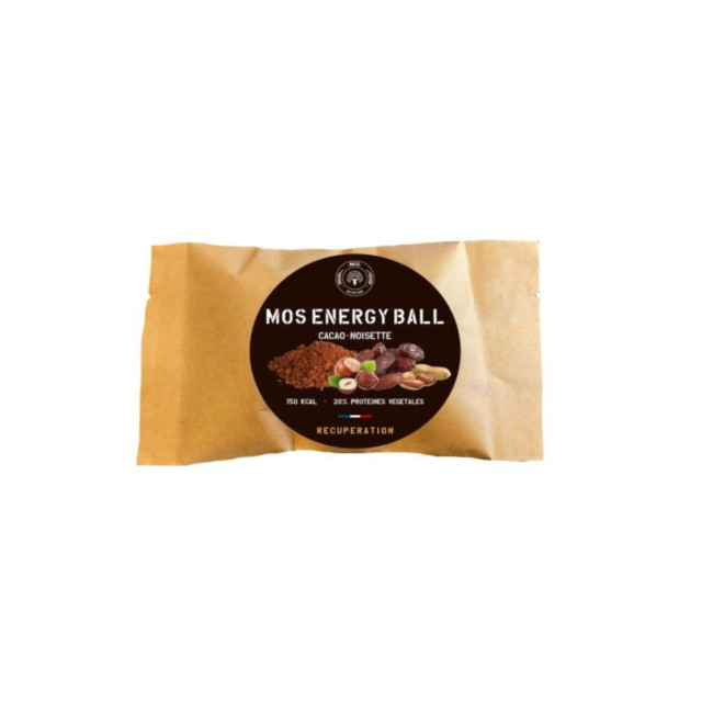 Energy Ball Récupération Bio - Cacao/Noisette - MOS Nutrition