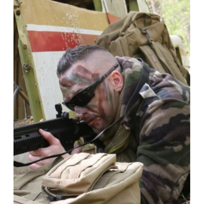 Stick de camouflage bicolore Kaki/Marron - Cityguard