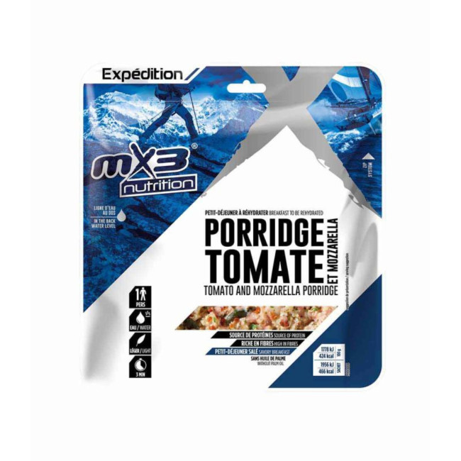 Ontbijt - Porridge tomaat & mozzarella - MX3 Nutrition