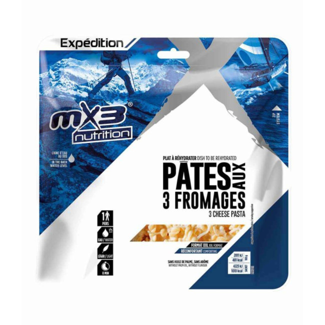 Plat XXL - Pâtes aux 3 fromages - MX3 Nutrition