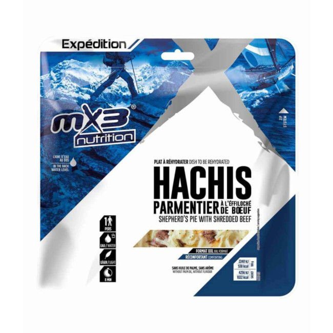 XXL Hoofdgerecht - Hachis parmentier met geplukte rundvlees - MX3 Nutrition