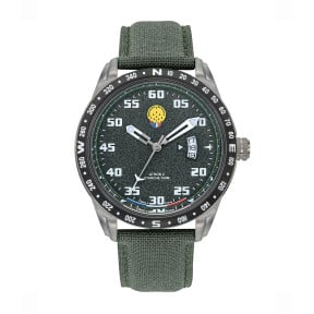 Horloge ATHOS 2 groene nylon armband - Patrouille de France