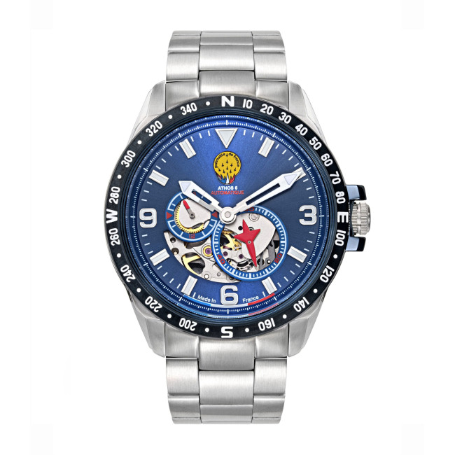 Zegarek ATHOS 6 metalowy pasek - Patrouille de France