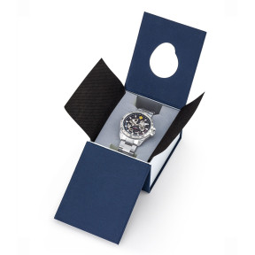 Montre ATHOS 8 bracelet métal et cadran noir/gris - Patrouille de France