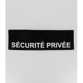 Conjunto de 3 tiras Segurança Privada - Preto - CityGuard