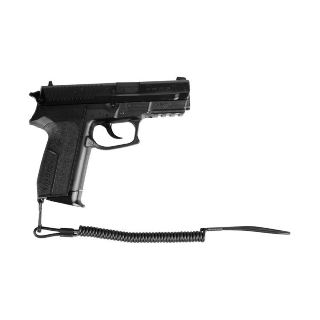 Smycz kevlar czarna - Ares