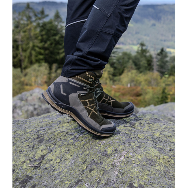Schuhe BLACK EAGLE Adventure 3.0 GTX mid - Khaki/Rock - Haix