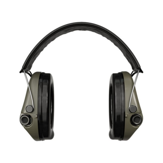 Casque anti-bruit Suprême Pro vert olive serre-tête cuir noir - MSA Sordin