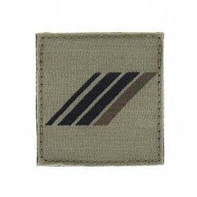 Galão de peito Tecido com velcro Exército baixa visibilidade - Cabo-Chefe 1ª Classe