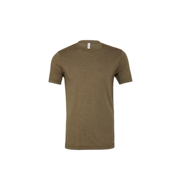 Uniseks T-shirt met ronde hals Triblend olijfgroen - BELLA&CANVAS