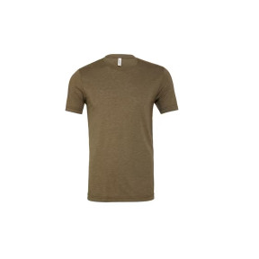T-shirt unisexe à col ras du cou Triblend vert olive - BELLA&CANVAS