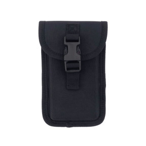 Custodia per telefono con attacco Molle e cintura 17,5x8,5cm - Nero - Patrol Equipement