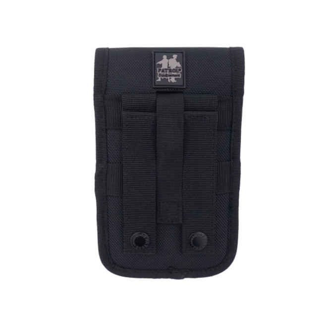 Custodia per telefono con attacco Molle e cintura 17,5x8,5cm - Nero - Patrol Equipement
