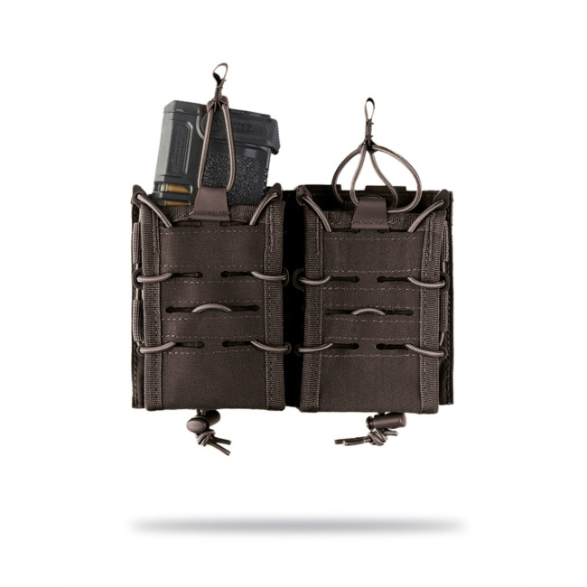 Porte-chargeur double Open Top Flex - Noir - Miltec