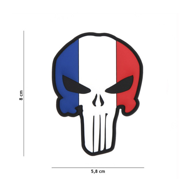 Patch Punisher français en 3D PVC - 101 Inc Patch Punisher français en 3D PVC - 101 Inc