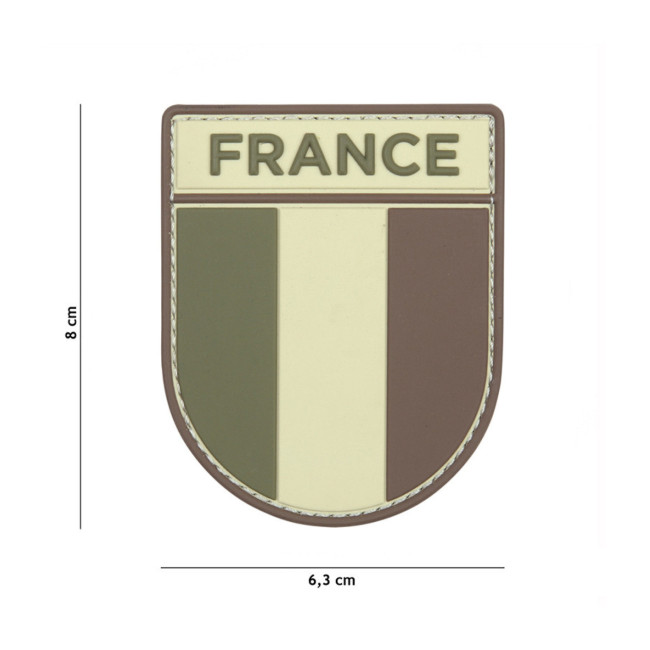 Franse leger patch in 3D PVC - multicam - 101 Inc