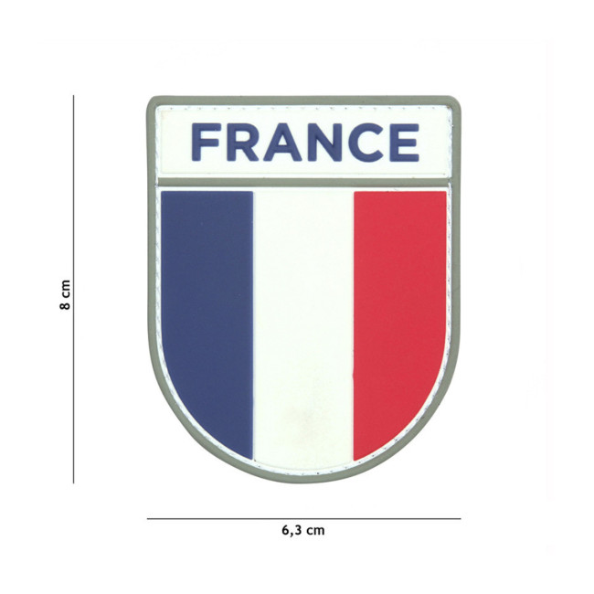 Naszywka armii francuskiej w 3D PVC - 101 Inc