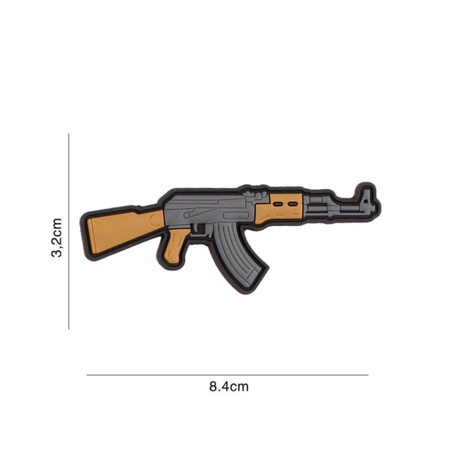 AK47 wapen patch in 3D PVC - 101 Inc