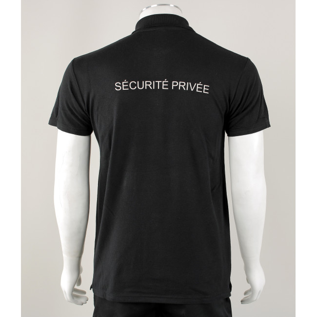 Polo a maniche corte serigrafata Sicurezza Privata - Nero - Patrol Equipment