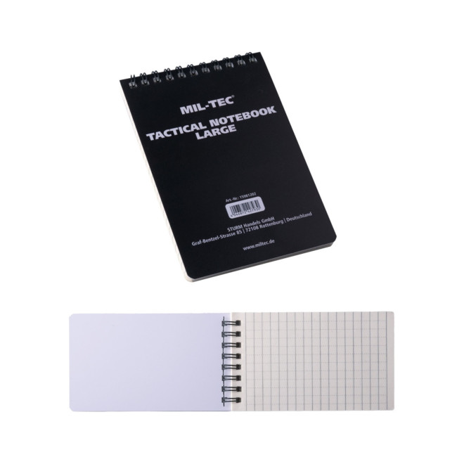 Groot waterdicht tactisch notitieboek - Miltec