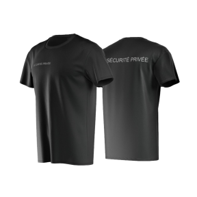 Camiseta serigrafiada Seguridad Privada - Negro - Patrol Equipment