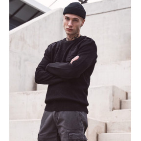 Sweter z okrągłym dekoltem BW Czarny - Brandit