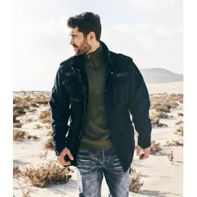 Veste militaire M65 Giant Noir - Brandit