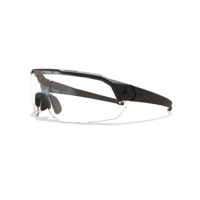 Lunettes balistiques Arc Light avec monture noire et verres incolores - Edge Tactical