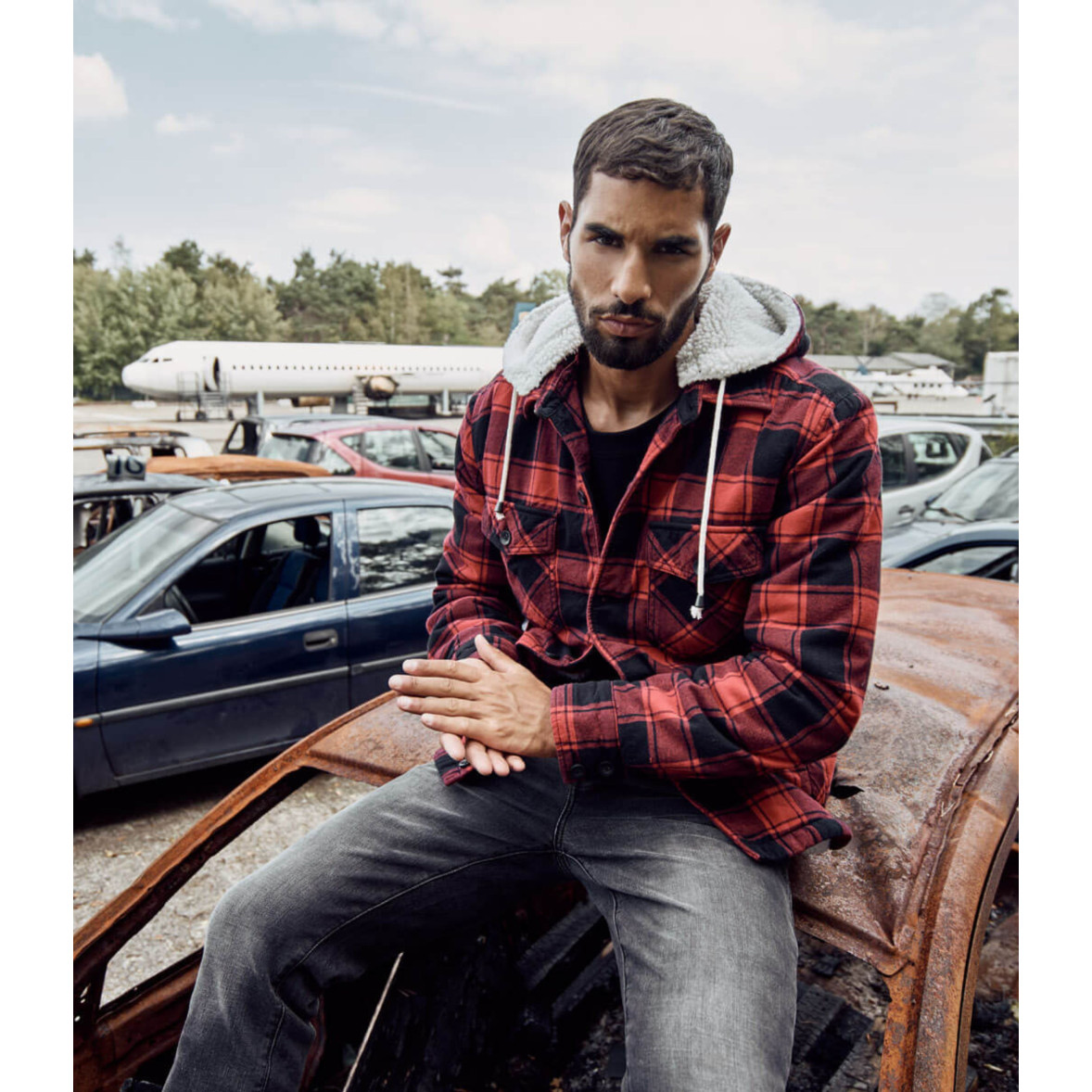 Surchemise Chemise A Carreaux Rouge Et Noir Femme Zara Surchemise