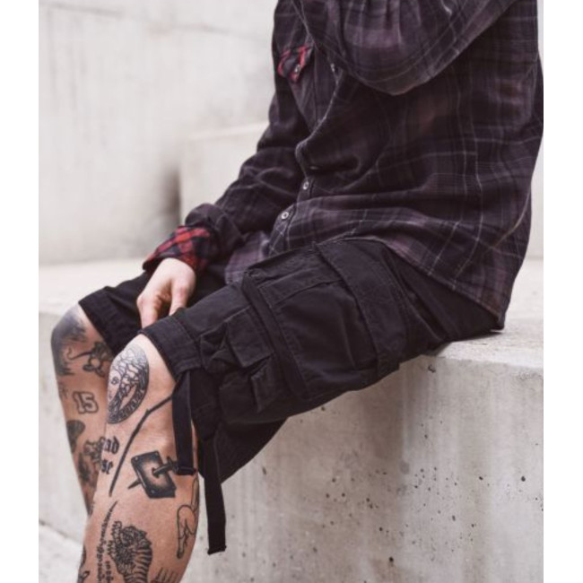 Savage Vintage Shorts schwarz - Brandit