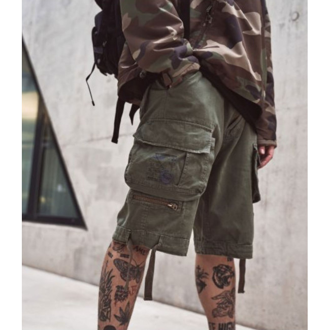 Savage Vintage Shorts oliv - Brandit