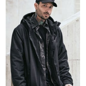 Windbreaker mit Reißverschluss schwarz - Brandit