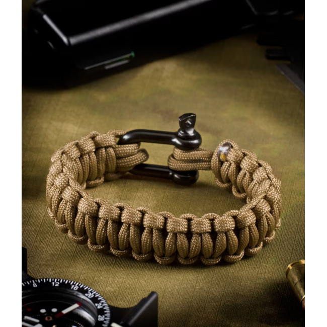 Bracelet à manille Coyote - Invader Gear
