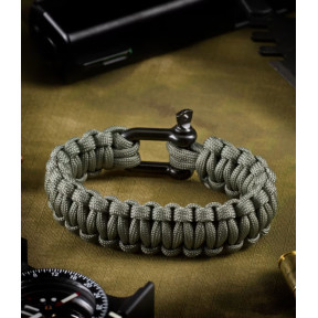 Bracelet à manille Grey - Invader Gear