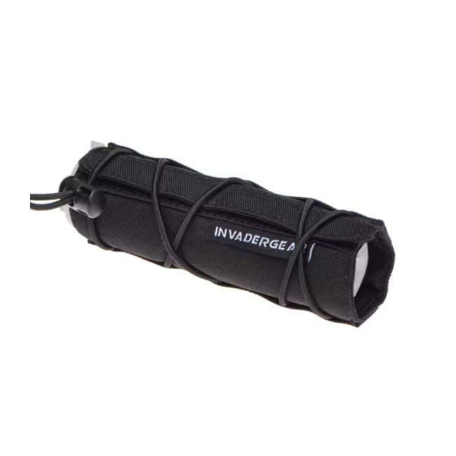Osłona tłumika 14 cm Black - Invader Gear
