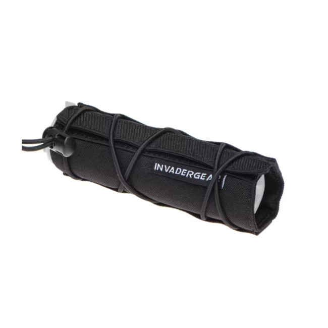 Schalldämpfer-Abdeckung 14 cm Black - Invader Gear