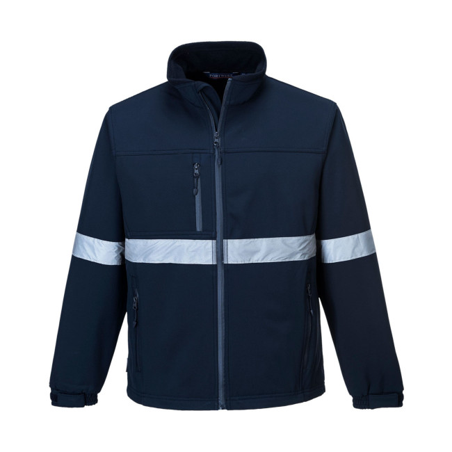 3-Lagen Softshell Iona marineblau - Portwest
