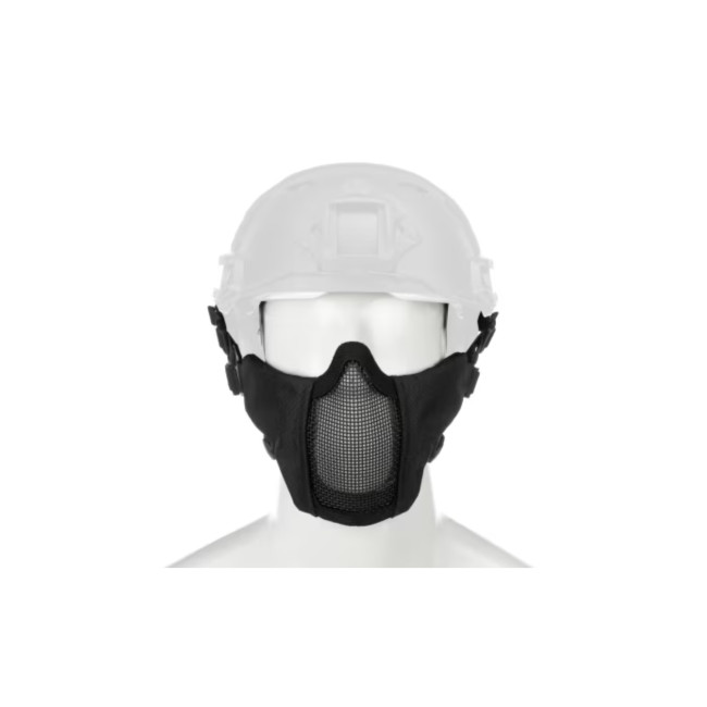 Half gezichtsmasker van staal MK II FAST zwart - Invader Gear