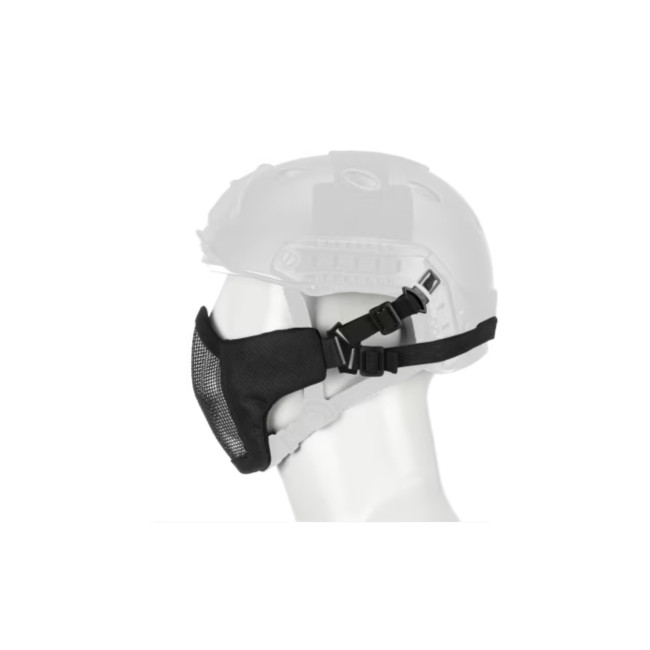 Półmaska twarzowa ze stali MK II FAST czarna - Invader Gear