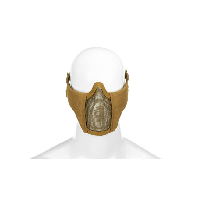 Demi-masque facial en acier Tan - Invader Gear