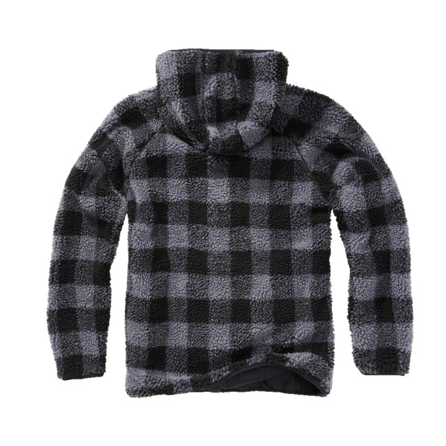 Veste polaire à capuche noir/gris - Brandit