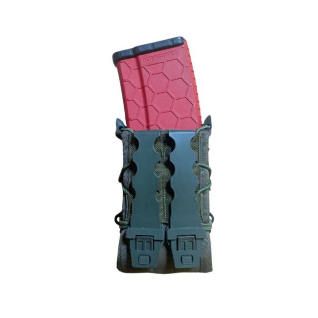 Porte-chargeur double multi-calibre Fast Legio Now - Ranger Green - Honor
