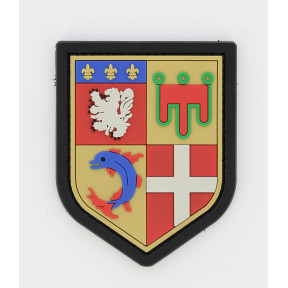 Escudo de PVC con velcro Gendarmería Departamental Auvernia-Ródano-Alpes - Alta visibilidad