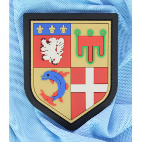 Escudo de PVC con velcro Gendarmería Departamental Auvernia-Ródano-Alpes - Alta visibilidad