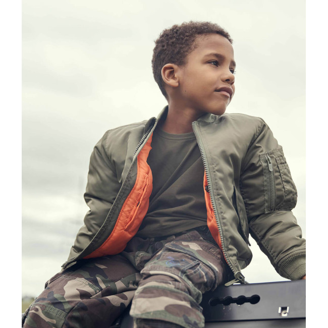 Kinderjacke MA1 oliv - Brandit