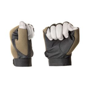 Schiethandschoenen halve vingers OD - Invader Gear