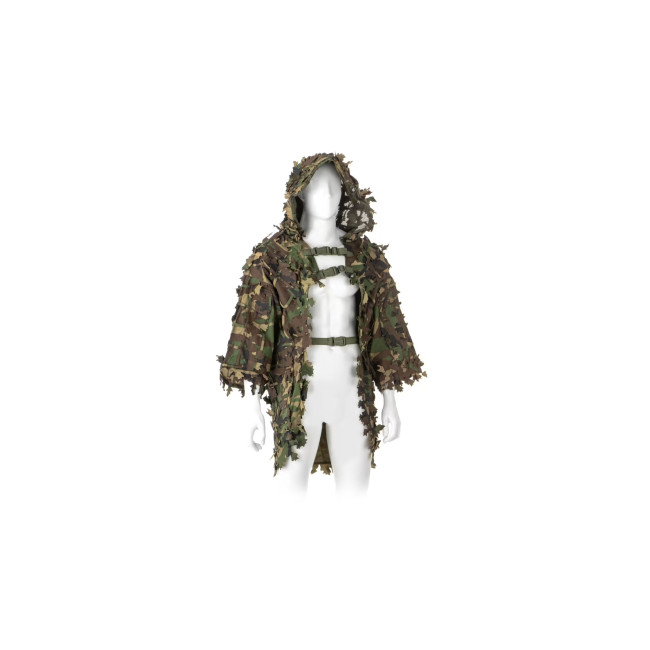 Ghillie en feuille Woodland - Invader Gear