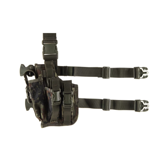 Kabura udowa lewa z uchwytem na magazynek Flecktarn - Invader Gear