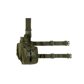 Linkes Oberschenkelholster mit Magazintasche OD - Invader Gear